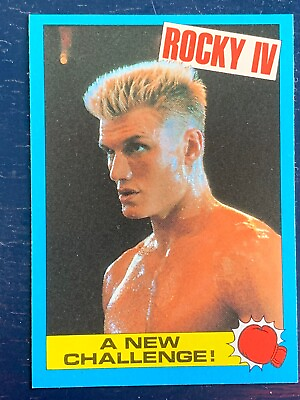 #ad 1985 Topps Rocky IV Ivan Drago #9 NrMt Mint Movie Dolph Lungren High Quality $14.50