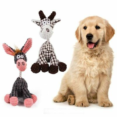 #ad Dog Toy Play Funny Pet Puppy Chew Squeaker Squeaky Plush Sound Toys Clean Teeth $19.79