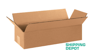 #ad 50 12x4x4 Cardboard Paper Box Mailing Packing Shipping Boxes Corrugated Carton $35.72