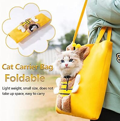 #ad Pet Dog Bag Puppy Carrier Handbag Small Pet Transport Backpack Shoulder Bag $13.61