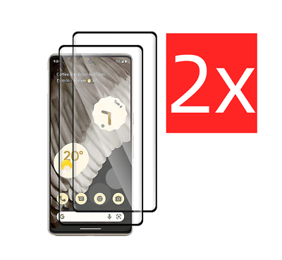 #ad Tempered Glass Screen Protector Full Coverage for Google Pixel 7 6 Pro 6A 7A $12.99