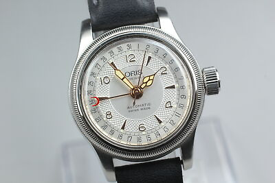#ad Exc5 ORIS Big Crown Pointer 7550 Silver Automatic Women#x27;s Vintage Watch JAPAN $499.00