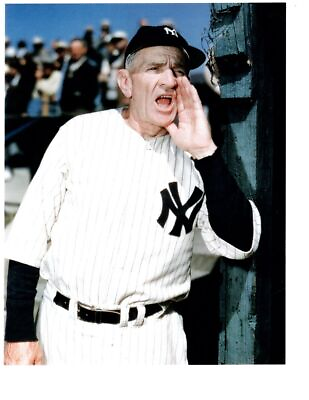 #ad Casey Stengel New York Yankees Screaming With Uniform 8x10 Photo Print $4.00