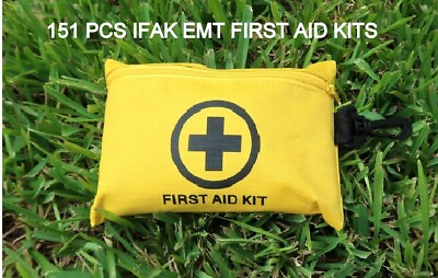 #ad 151 Pcs First Aid Kit Medical Emergency Trauma Military Survival Travel IFAK EMT $12.24