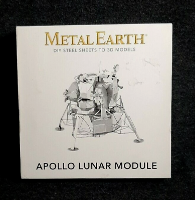 #ad Metal Earth Apollo Lunar Module Model DIY Steel Sheet 3D Model $12.90