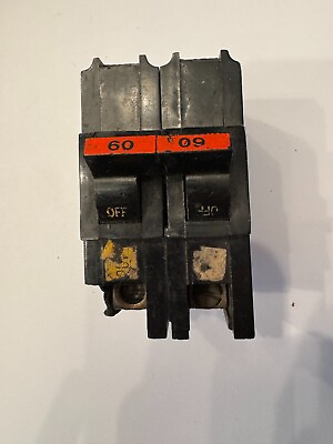 #ad Federal Pacific Stab Lok NA260 60 Amp 2 Pole Breaker CHIPPED SEE PIC $19.30