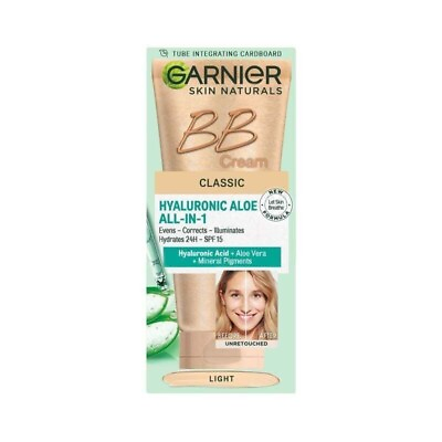 #ad Garnier BB Cream With SPF 25 Oily Skin Skin Naturals Light 50 ml 4A1 $24.10