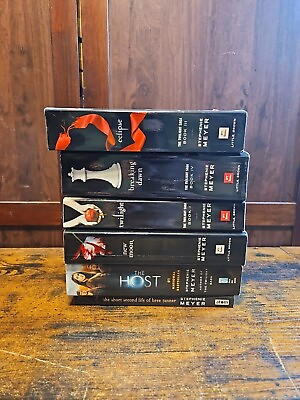 #ad Twilight series book set 6 Book Lot Paperback And Hardback Stephanie Meyer #P $24.99