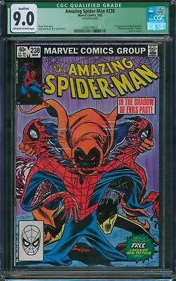 #ad AMAZING SPIDER MAN #238 ⭐ CGC 9.0 Qualified ⭐ 1st Hobgoblin Marvel Comic 1983 $239.00