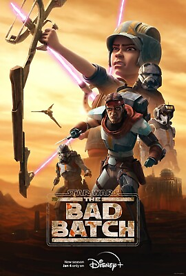 #ad New Art Print of 2023 Season 2 Promo quot;Star Wars: The Bad Batchquot; Cast $32.99