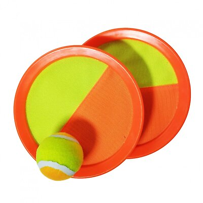 #ad Paddle Catch Ball Set 1 Pack Toss and Catch Sports Game Set ORANGE $8.99