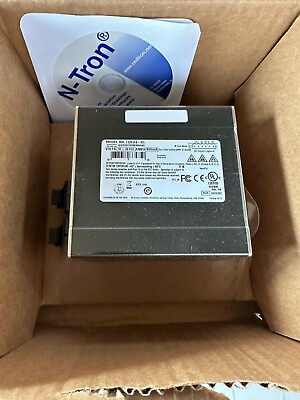 #ad NEW N TRON ETHERNET SWITCH MODEL #: 112FX4 SC IN ORIGINAL FACTORY PACKAGING $500.00