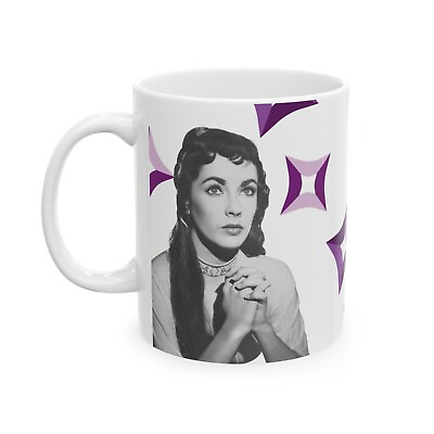#ad Elizabeth Taylor 11oz Ceramic Mug Old Hollywood Collection Grace Beauty Coffee $18.74