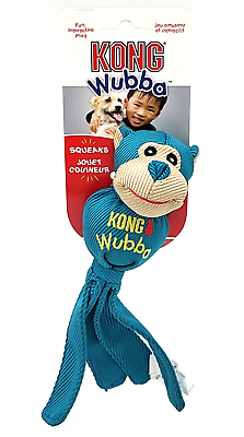 #ad Kong Wubba Friends Ballistic Small Monkey Squeaky Fetch amp; Tug Dog Toy $12.89