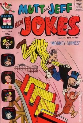 #ad Mutt and Jeff New Jokes #3 VG 3.5 1963 Stock Image Low Grade $7.60