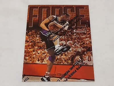 #ad Brian Grant 1997 98 Topps Finest #54 Force Base Set Sacramento Kings $1.30