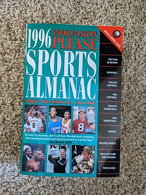 #ad The 1996 Information Please Sports Almanac ESPN INFORMATION PLEASE SPORTS... $5.00
