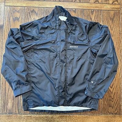 #ad Spidi Black H2out Light Rain Chest Under Jacket Waterproof Large Motorcycle $37.95