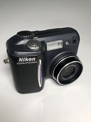 #ad Nikon COOLPIX 885 E885 Blue Gray Digital Camera UNTESTED PARTS REPAIR 8#G $9.95