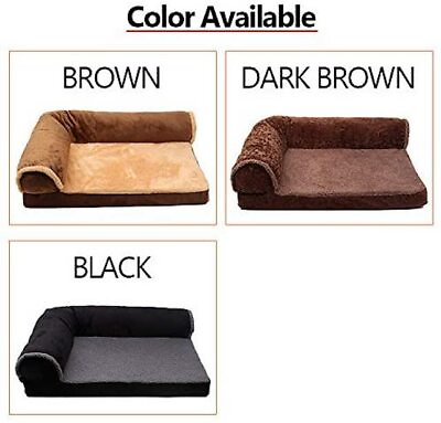 Pet Dog Bed Lounge L Shaped Sofa Style Comfortable Streamlined Design $32.99