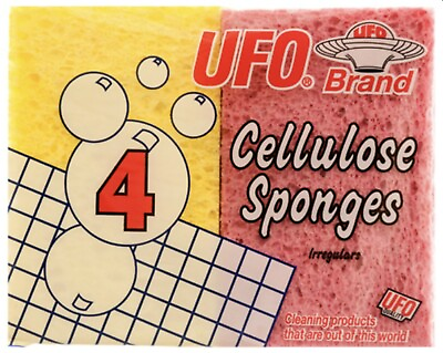 #ad Cellulose Sponges. Two 4 Packs 8 total Sponges Great for Cleaning Kitchen Dishes $8.99