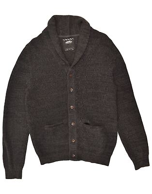 #ad VANS Mens Cardigan Sweater Large Grey AP02 GBP 22.26