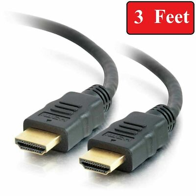 #ad PREMIUM HDMI CABLE 3FT For BLURAY 3D DVD PS3 HDTV XBOX LCD HD TV 1080P LAPTOP PC $80.00