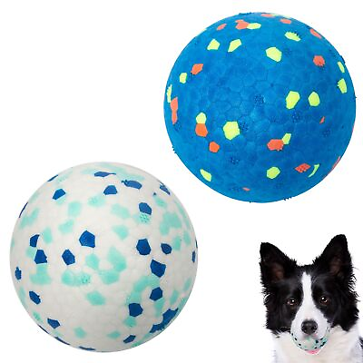 #ad 2 Pack Indestructible Dog Tennis Balls for Aggressive Chewers Interactive Pet... $24.83