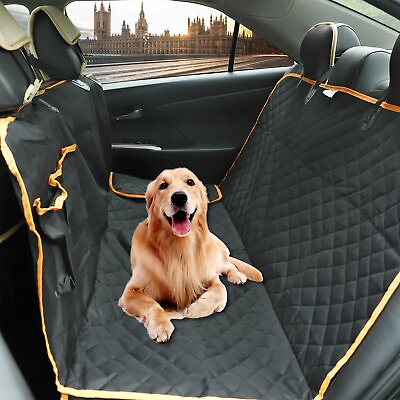 Waterproof Dog Car Seat Cover Hammock for Cat Pet SUV Van Back Rear Bench Pad $29.86