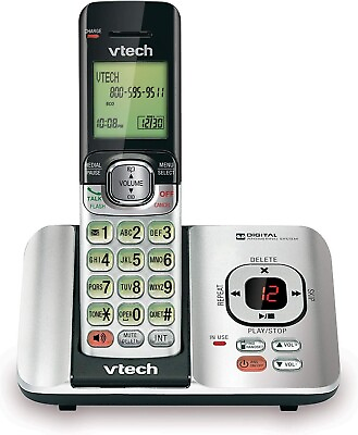 #ad VTech CS6529 DECT 6.0 Phone Answering System with Caller ID Call Silver NIB $29.99