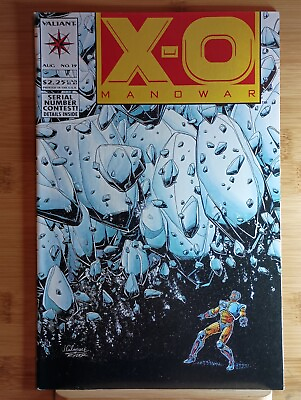 #ad 1993 Valiant Comics X O Manowar 19 Jim Calafiore Cover Artist FREE SHIPPING $8.00