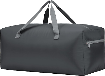 #ad Foldable Duffel Bag 30quot; 75L Lightweight with Water Rresistant for Travel Grey $23.88