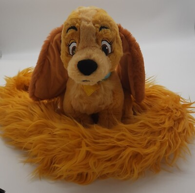 Disney Lady And The Tramp —Lady Dog 48quot; Boa Tail Plush Stuffed Animal 12” Plush $22.99