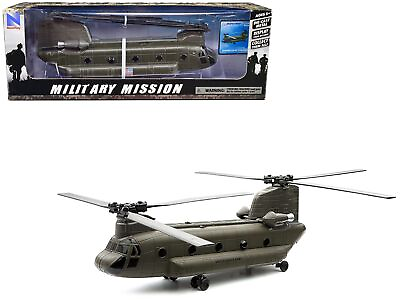 #ad Boeing CH 47 Chinook Aircraft quot;United States Armyquot; Olive Drab quot;Military Mission $48.15