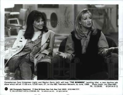 #ad 1995 Press Photo Caryl Kristensen amp; Marilyn Kentz in The Mommies cvp75116 $19.99