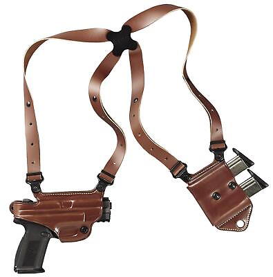 #ad Galco Miami Classic II Shoulder Holster Fits Glock 17 19 26 Right Hand Tan $319.00