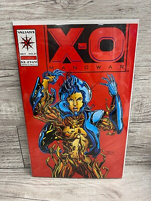 #ad Valiant Comics X O Manowar #21 Modern Age October 1993 Comic Book $18.00