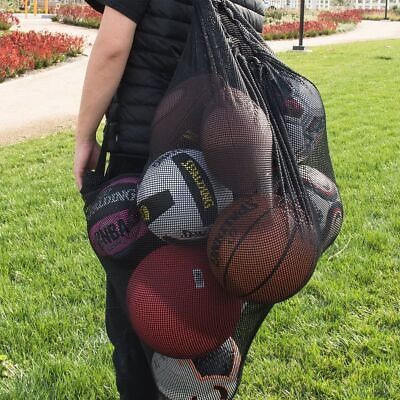 #ad Mesh Nylon Net Bag Ball Storage Mesh For Volleyball Basketball Football Soccer $11.40
