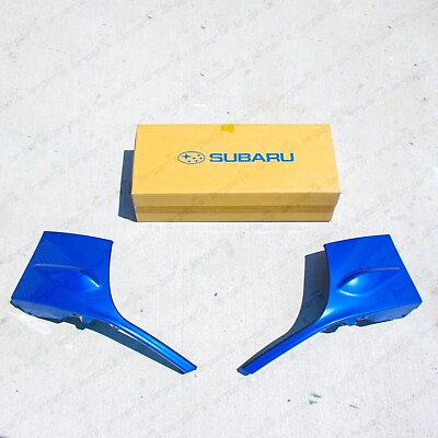 #ad New Genuine Subaru Impreza 03 05 WRX STi Blue Front Bumper Air Dam Skirt PAIR $250.00