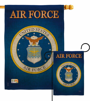 #ad Air Force Garden Flag Armed Forces Decorative Small Gift Yard House Banner $23.95