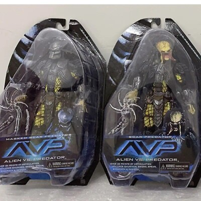 #ad NECA Alien Vs. Predator Celtic Masked Scar Predator Action Figure Toys Model NEW $37.00