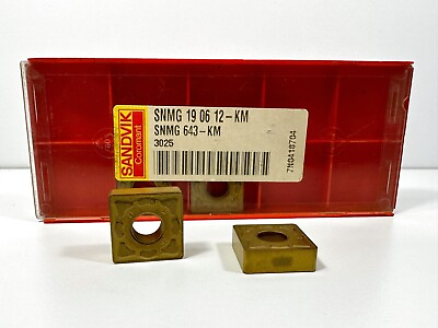 #ad SANDVIK SNMG643 KM SNMG190612 KM New Carbide Inserts Grade 3025 4pcs $34.95