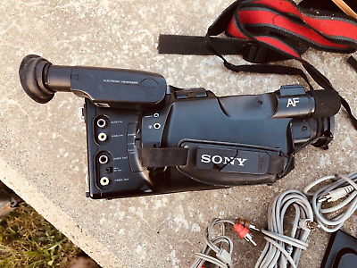 #ad Sony CCD F30 Video 8 Handycam Digital Handheld Camera With Bag amp; Accessories c $25.00