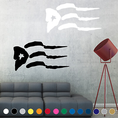 #ad Puerto Rico Rican Flag Wall Decal Sticker Art Living Room House Decor Window V2 $7.95