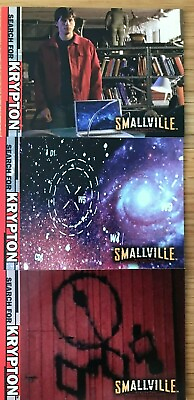 #ad SMALLVILLE SEASON 2: CHASE CARD SET: SEARCH FOR KRYPTON SET ALL 3 CARDS GBP 6.00