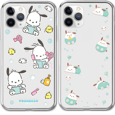 #ad Pochacco Variety Clear Jelly Case for iPhone 15 14 13 12 11 Pro Max mini Plus $15.90