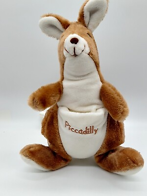 #ad Vintage Piccadilly 1990#x27;s The World of Smile Kangaroo Stuffed Plush 13quot; $35.00