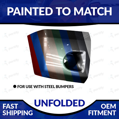 #ad NEW Painted To Match Passenger Driver Side Bumper End For 2008 2015 Nissan Titan $285.99