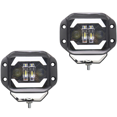 #ad LED Lights Work 5in Spotlights 40W Spot Fog Lamp For Car Offroad Driving Truck $44.00