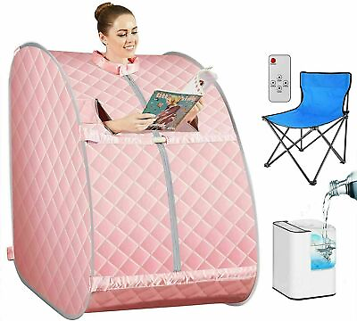 #ad Home 2.5L Foldable Steam Sauna Detox Relaxation Weight Loss Sauna Spa for Indoor $95.09